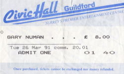 Guildford Ticket 1991